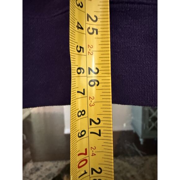 Champion Grand Canyon University Sweatshirt M – Purple Crewneck Embroidered Logo - Picture 5 of 6